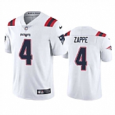 Nike Men & Women & Youth New England Patriots #4 Bailey Zappe White Vapor Untouchable Limited Stitched Jersey,baseball caps,new era cap wholesale,wholesale hats